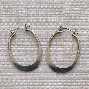 SILPADA STERLING SILVER HOOP POST EARRINGS